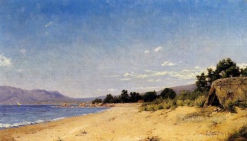 ポール・ギグー Painting - 海岸沿いの小屋の風景 ポール・カミーユ・ギグー